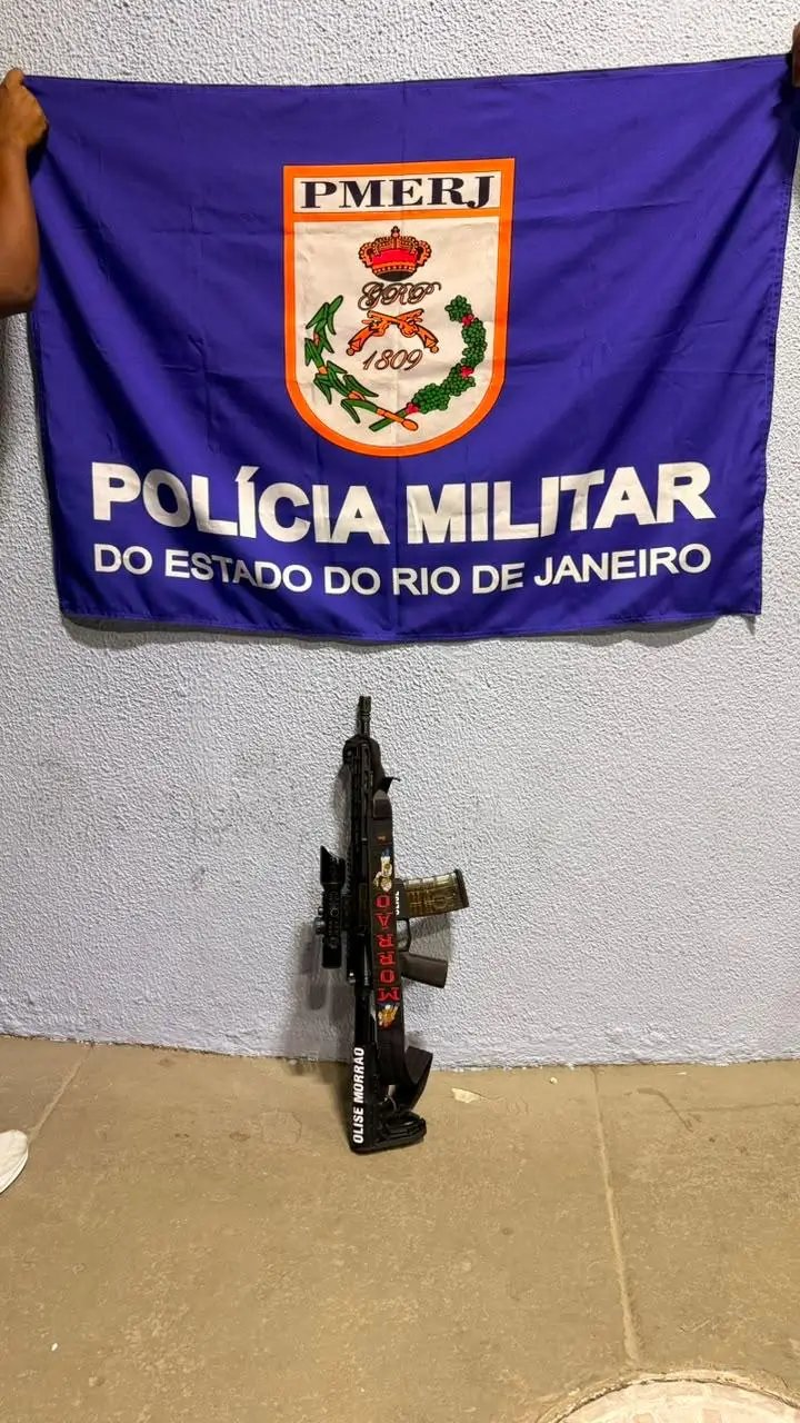 fuzil apreendido