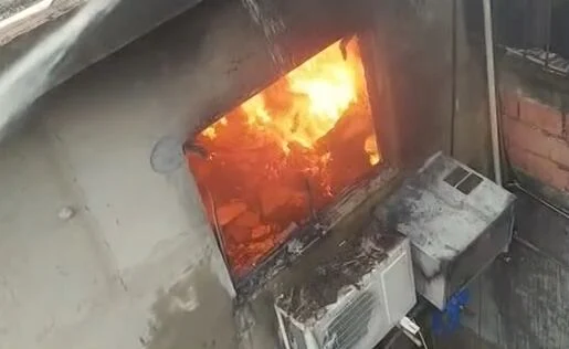 Incêndio em Colégio