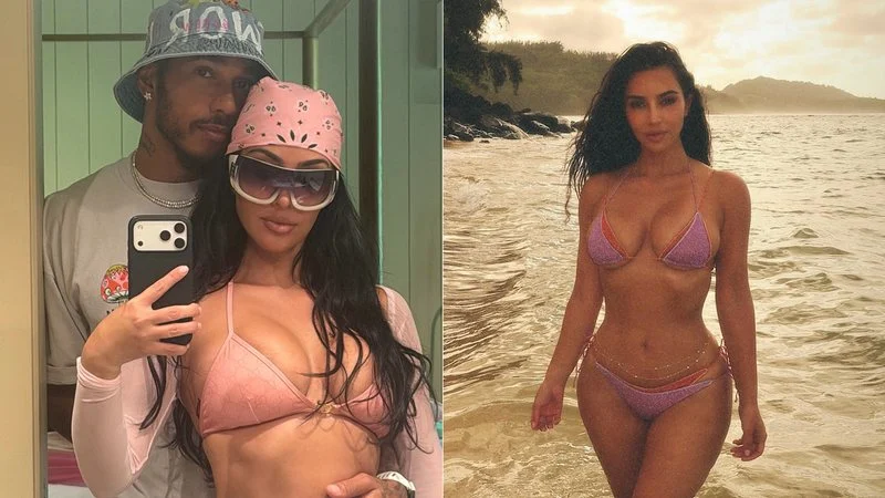Kim Kardashian e Lewis Hamilton