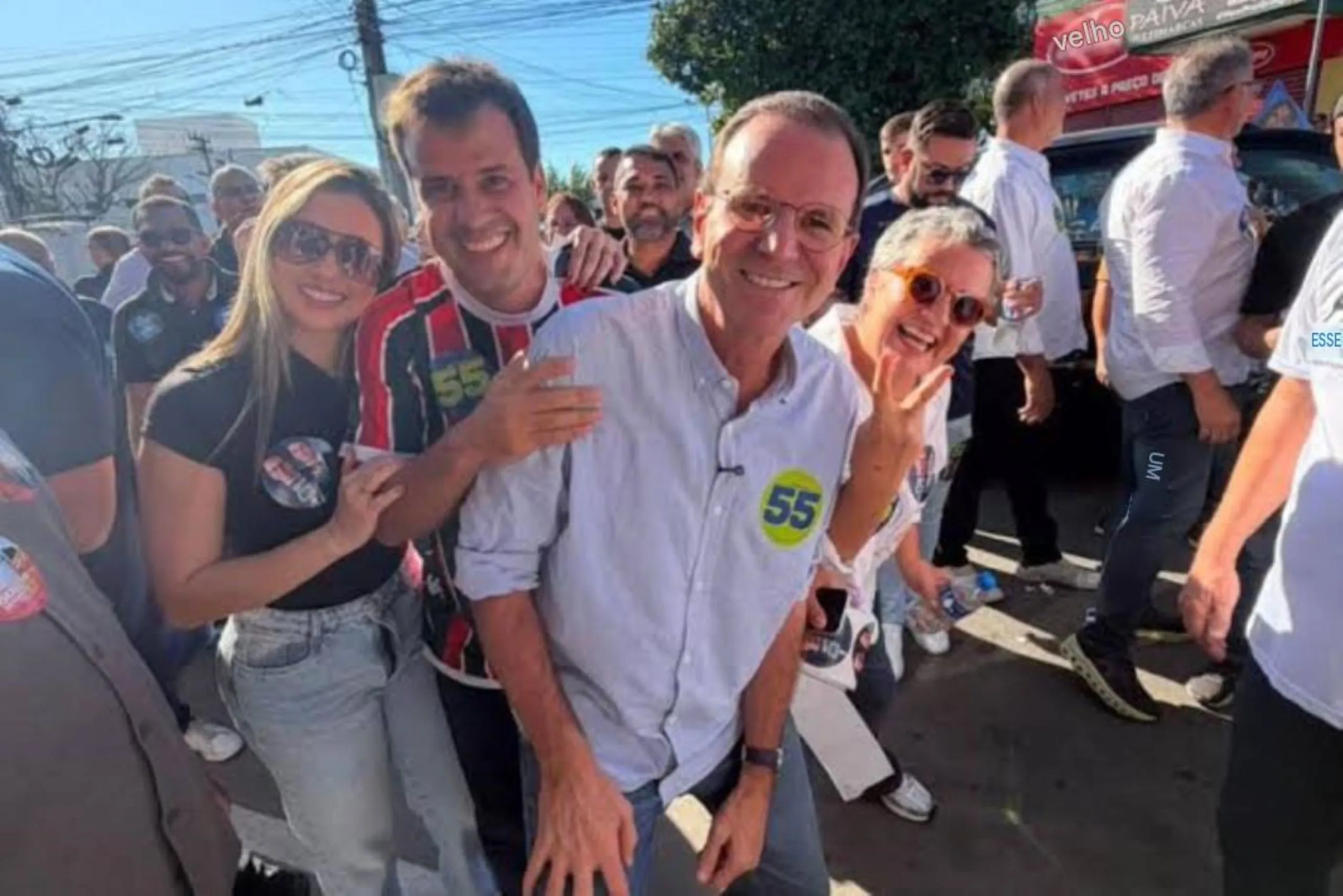 Eduardo Paes em campanha