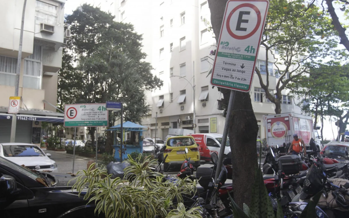 Placas do Rio Rotativo Digital em Copacabana