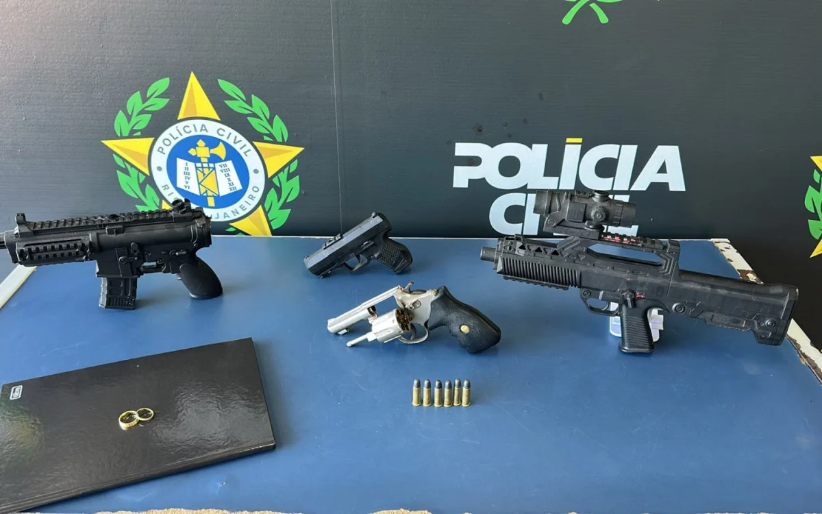 Armas apreendidas