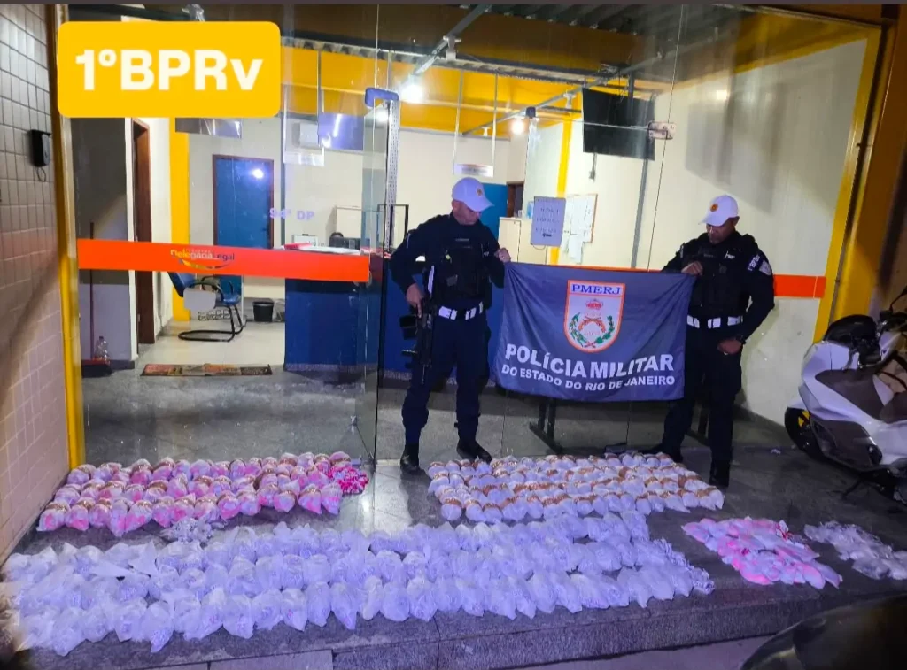 mulher é presa com R$ 185 mil em drogas em Piraí
