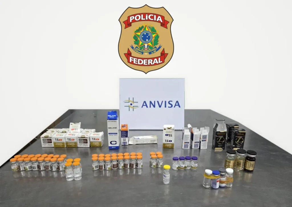 Anabolizantes apreendidos