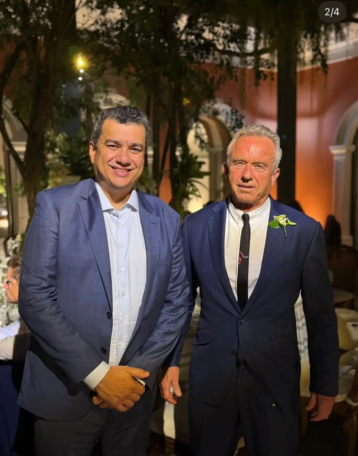 Léo Rodrigues se encontra com Robert F. Kennedy Jr.,