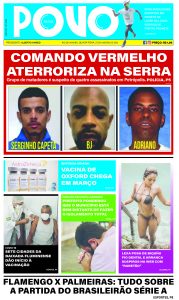 CAPA JORNAL O POVO 21-01